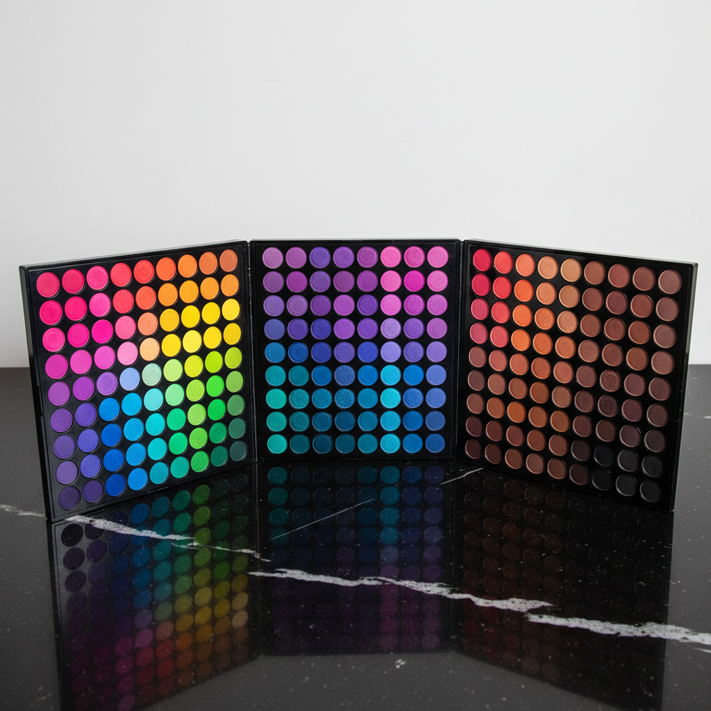 120 Colour Tri-fold Eyeshadow Palette