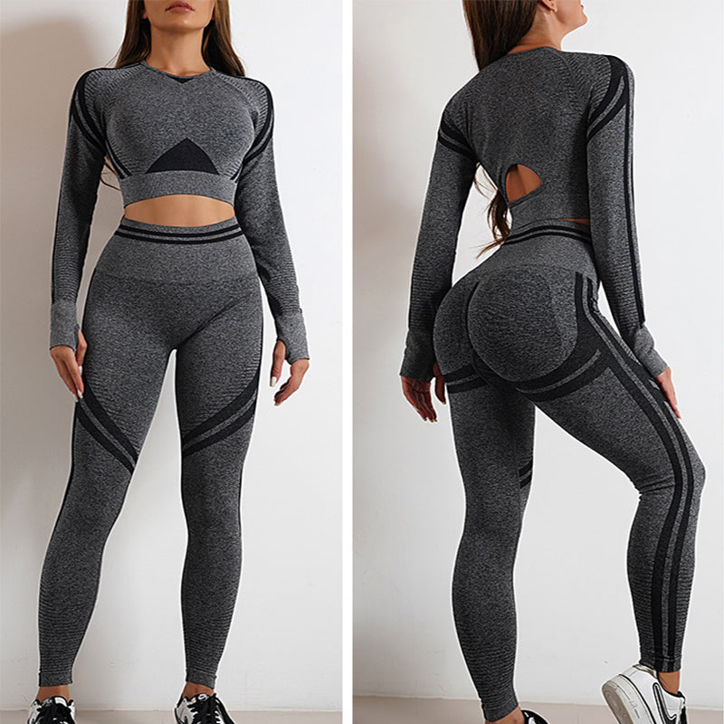 Nylon Activewear Separates | Long-Sleeve Top, Leggings or Set