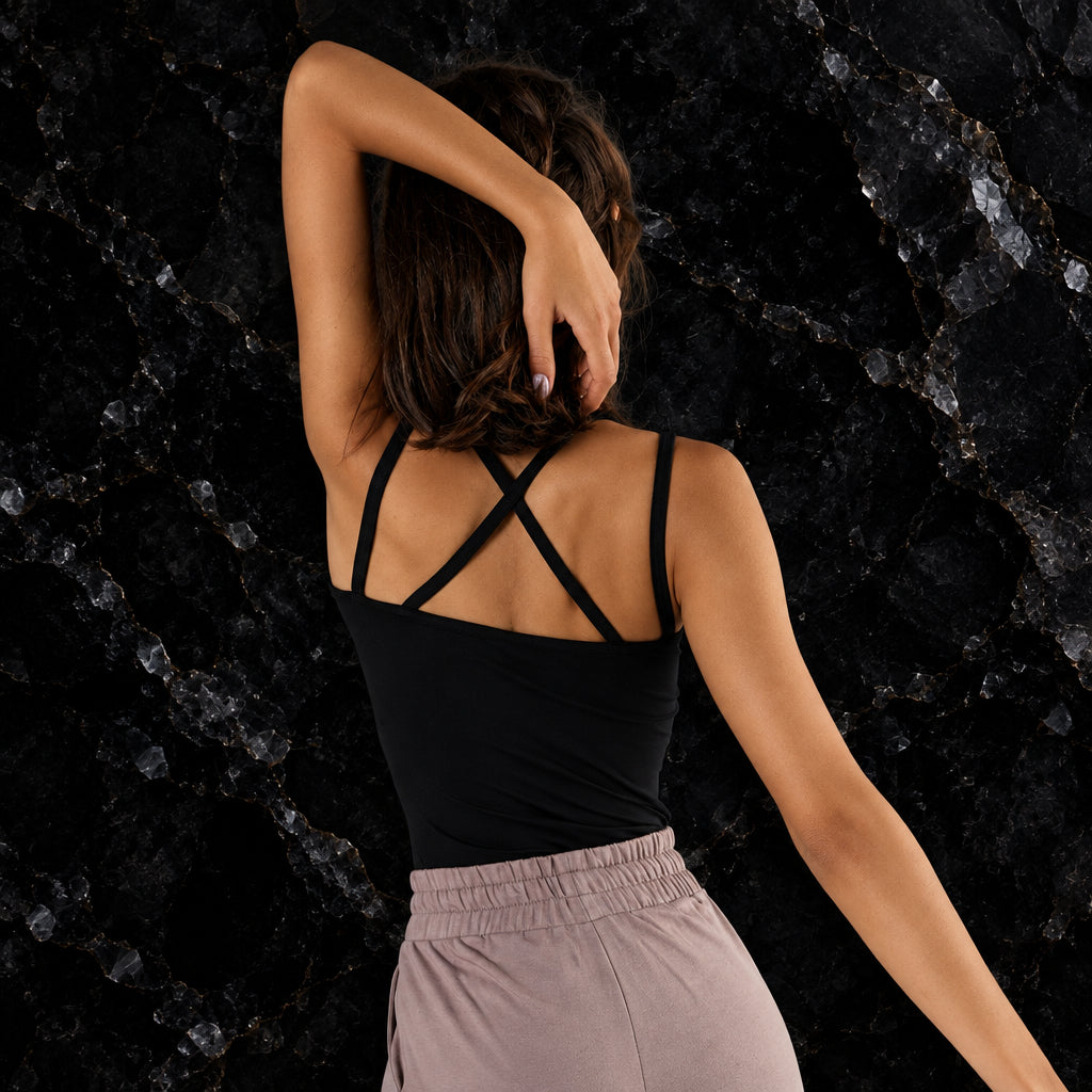 Modal Spaghetti Strap Top: Womens