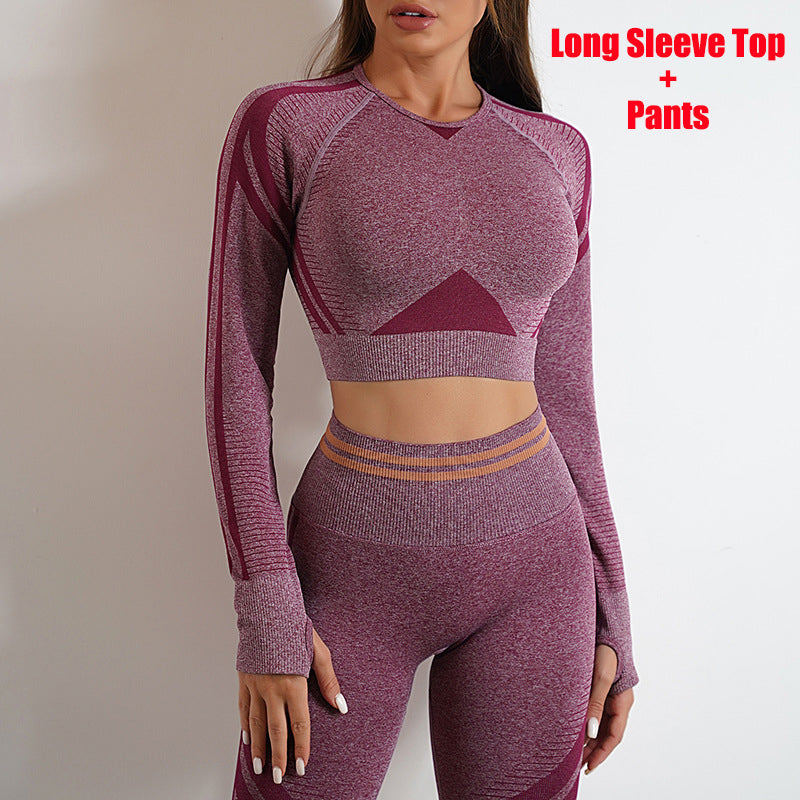 Nylon Activewear Separates | Long-Sleeve Top, Leggings or Set