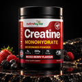 Flavoured Creatine Monohydrate Powder 300g (75 Servings) | Micronised Creatine Powder | Supplement for Women & Men | Vegan