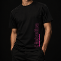 Helvetica Bastia Cotton Stretch T-Shirt – Black