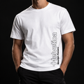 Helvetica Bastia Cotton Stretch T-Shirt – White