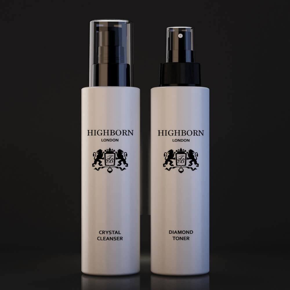 Highborn London Cleanse & Tone Skincare Set Highborn London