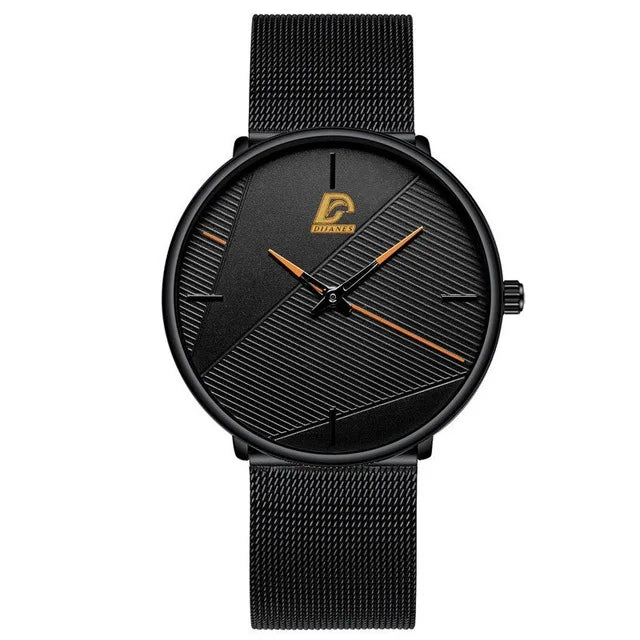 Men's Watch Minimalist Men's Fashion Ultra-thin Watch Simple Men Business Quartz Wristwatch relogio masculino - Zenflow Active