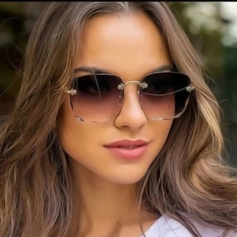 Square Rimless Sunglasses — Set of 3 - Zenflow Active