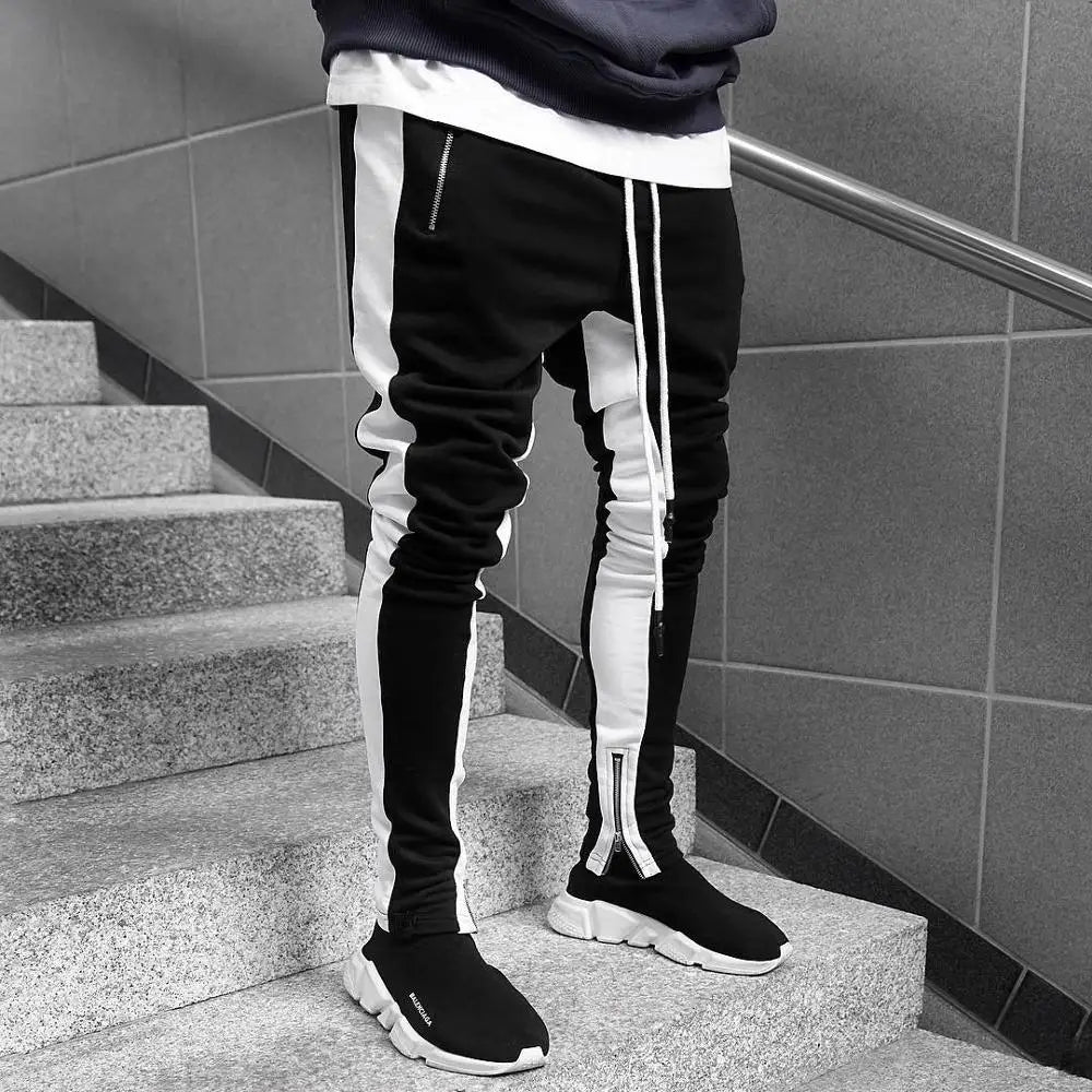 Men's Skinny Breathable Cotton Joggers - Zenflow Active
