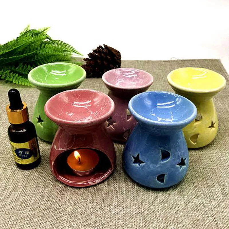 Candle Aromatherapy Furnace Aromatherapy Lamp Essential Oil Furnace Household Romantic Burner Home Decor - Zenflow Active