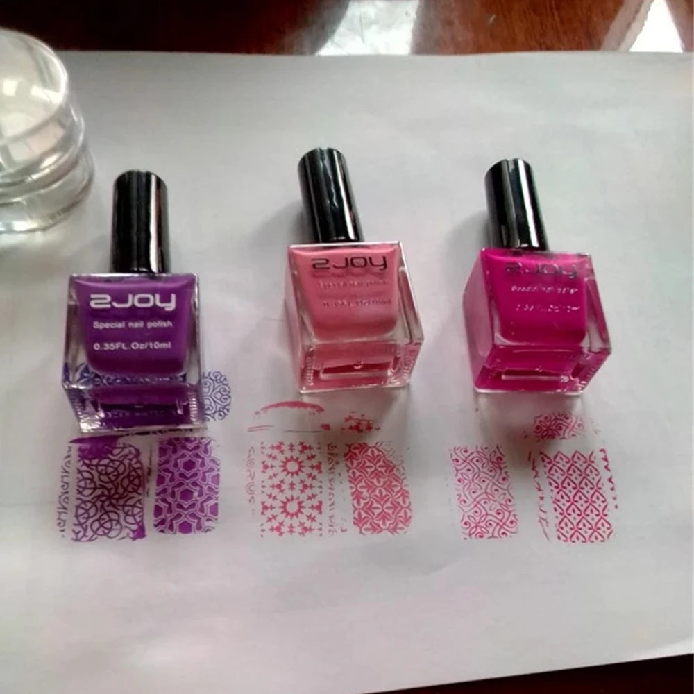 Nail Art Stamping Polish | UV LED Gel Stamping Varnish for Nail Printing – 10ml - Zenflow Active