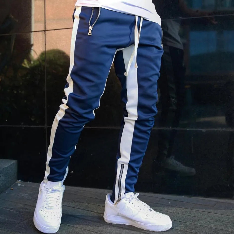 Men's Skinny Breathable Cotton Joggers - Zenflow Active