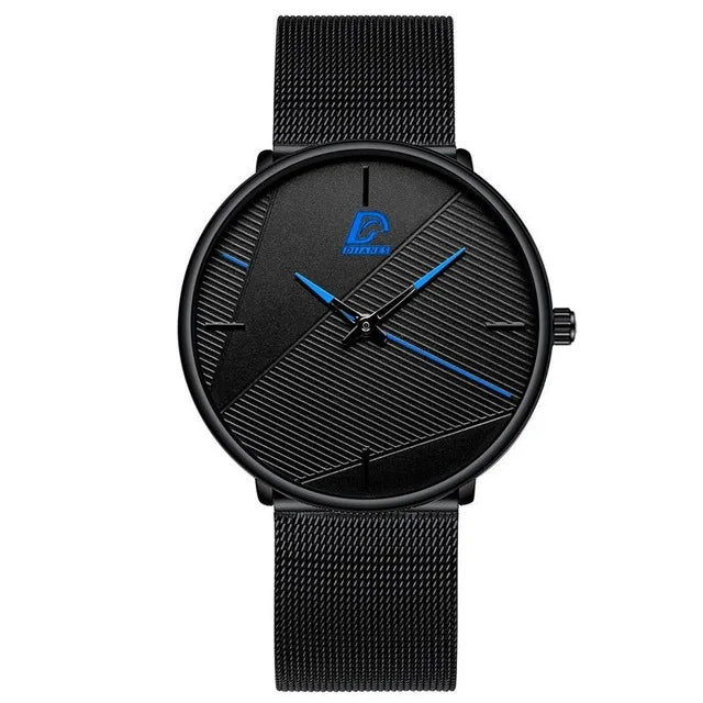 Men's Watch Minimalist Men's Fashion Ultra-thin Watch Simple Men Business Quartz Wristwatch relogio masculino - Zenflow Active