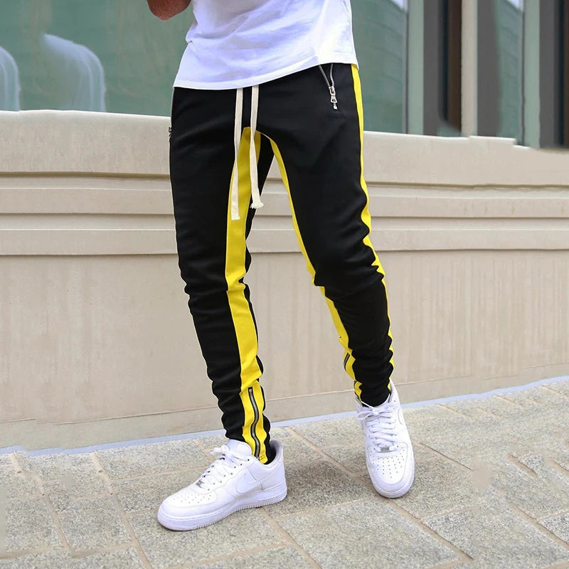 Men's Skinny Breathable Cotton Joggers - Zenflow Active