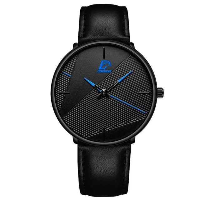 Men's Watch Minimalist Men's Fashion Ultra-thin Watch Simple Men Business Quartz Wristwatch relogio masculino - Zenflow Active