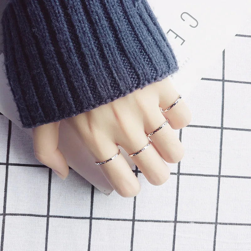 La Monada Size4-19 Beautiful Women Ring 925 Silver Minimalist Rings For Women - Zenflow Active