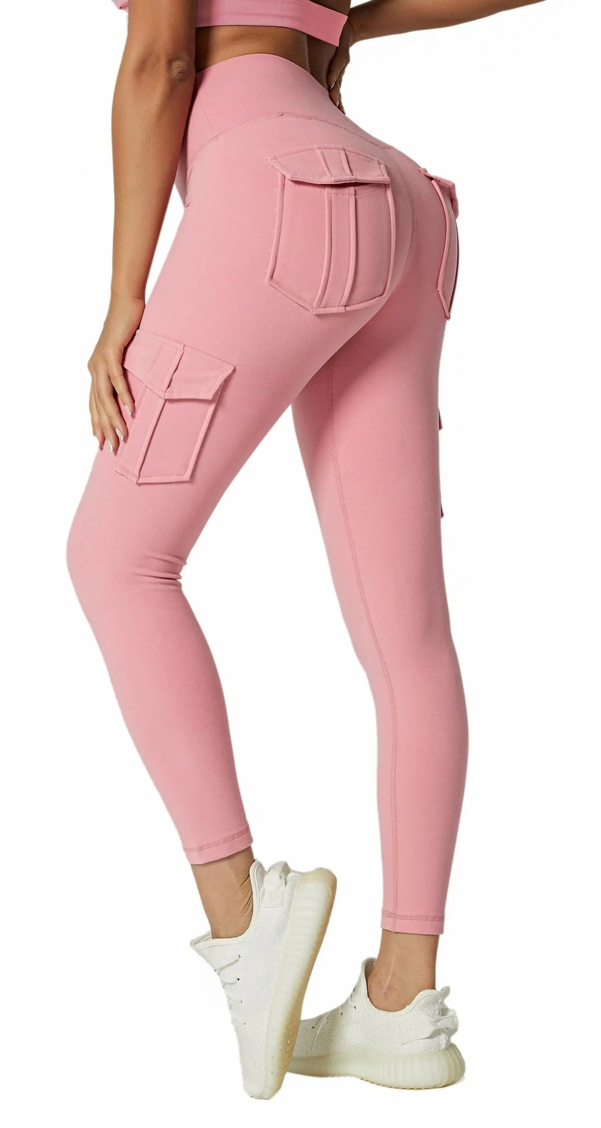 Sportswear Woman Gym Yoga Clothing 4 Pocket High Waist Stretch Tummy Control Sports Leggings Women Tights for Fitness Running - Zenflow Active