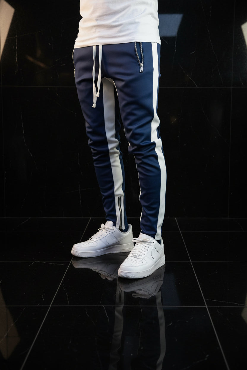 Men's Skinny Breathable Cotton Joggers - Zenflow Active