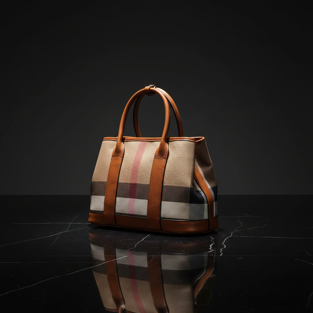 VM FASHION KISS Soft Leather + Canvas Women's Bag Luxury Handbags High Quality Large Capacity Designer Tote Bag - Zenflow Active