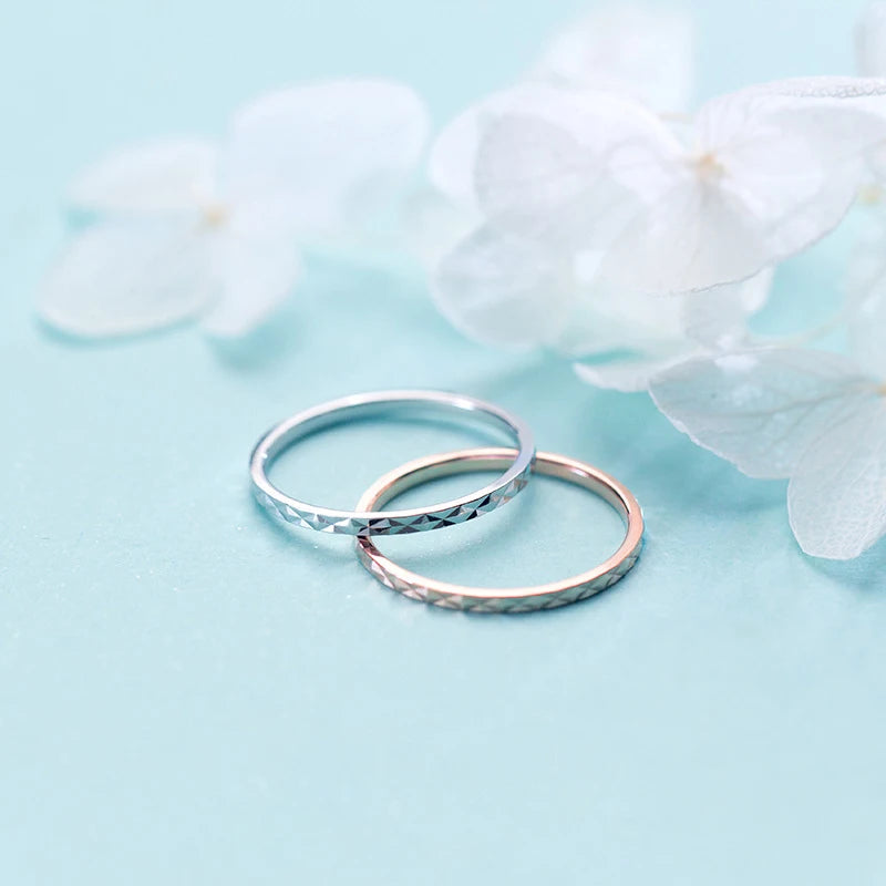 La Monada Size4-19 Beautiful Women Ring 925 Silver Minimalist Rings For Women - Zenflow Active