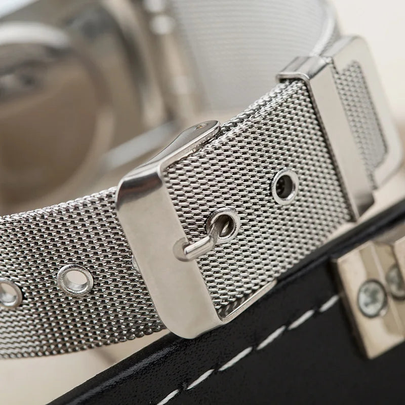 Women's Minimalist Mesh Strap Watch - Zenflow Active