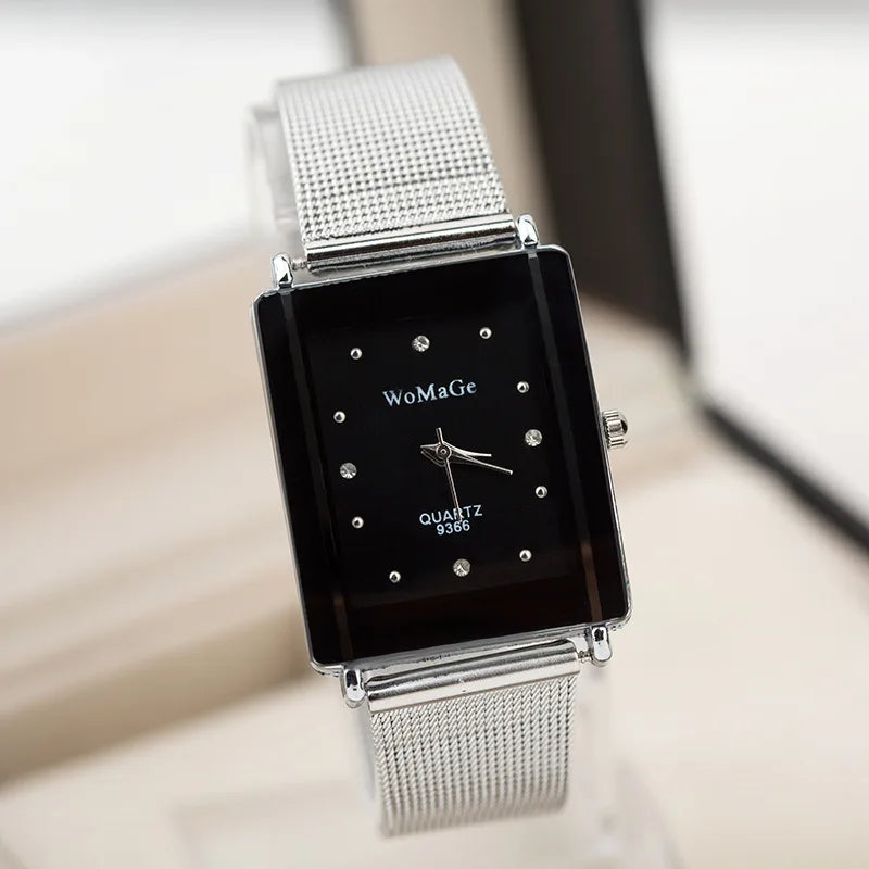 Women's Minimalist Mesh Strap Watch - Zenflow Active