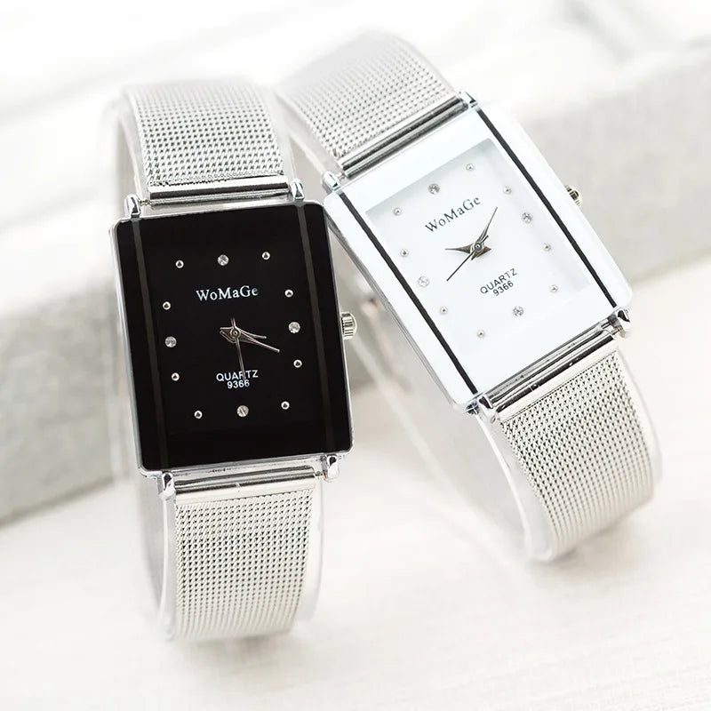 Women's Minimalist Mesh Strap Watch - Zenflow Active