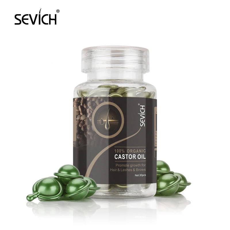 Sevich Smooth Silky Hair Vitamin Capsule Keratin Complex Oil Hair Care Repair Damaged Hair Serum Anti-Loss Moroccan Hair Oil - Zenflow Active
