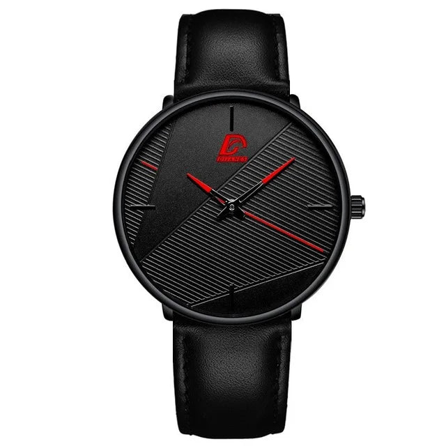 Men's Watch Minimalist Men's Fashion Ultra-thin Watch Simple Men Business Quartz Wristwatch relogio masculino - Zenflow Active