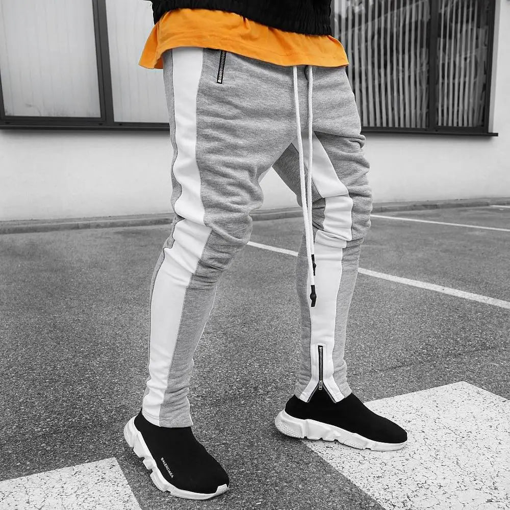 Men's Skinny Breathable Cotton Joggers - Zenflow Active