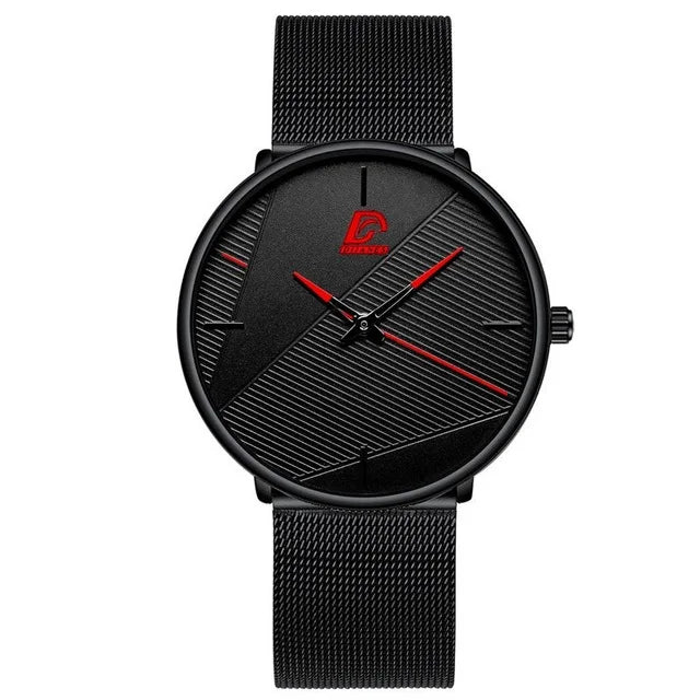 Men's Watch Minimalist Men's Fashion Ultra-thin Watch Simple Men Business Quartz Wristwatch relogio masculino - Zenflow Active