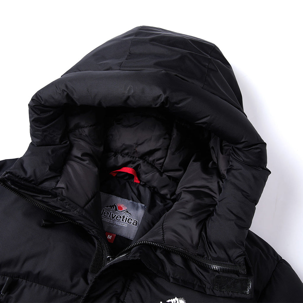 Helvetica Himalaya Dual-Hood Parka Jacket