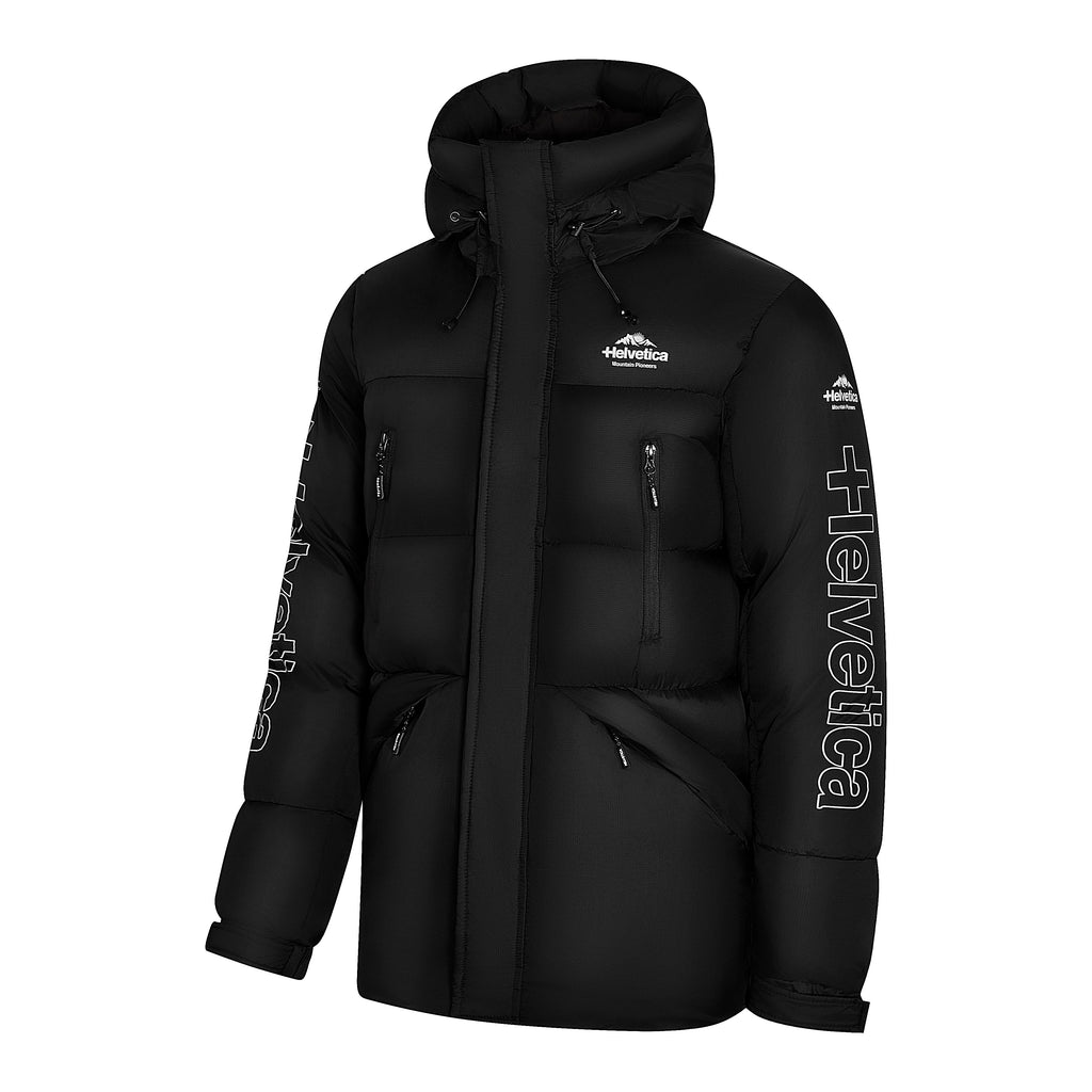 Helvetica Himalaya Dual-Hood Parka Jacket