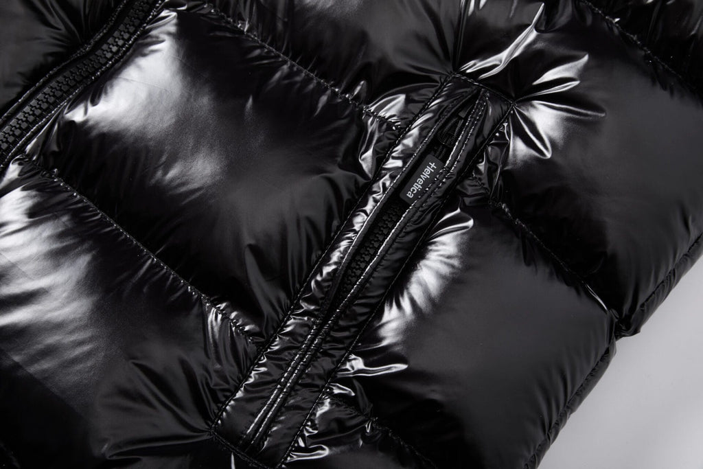 Helvetica Space Hooded Puffer Gilet