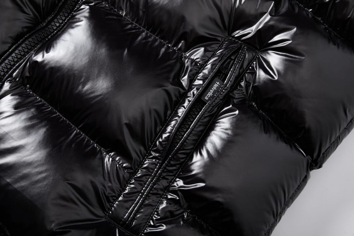 Helvetica Space Hooded Puffer Gilet