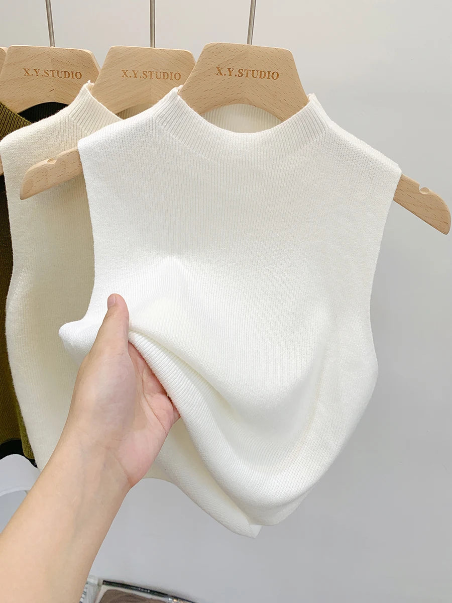 Women’s Stretch-Knit Sleeveless Tank Top Zenflow Active