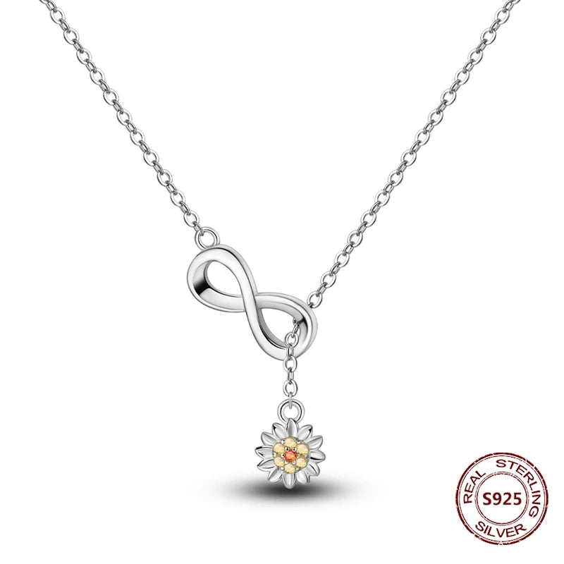 Butterfly Necklace 925 Sterling Silver Original Dragonfly Luminous Firefly Zircon Pendant Chain Link For Women Fine Jewelry Gift - Zenflow Active