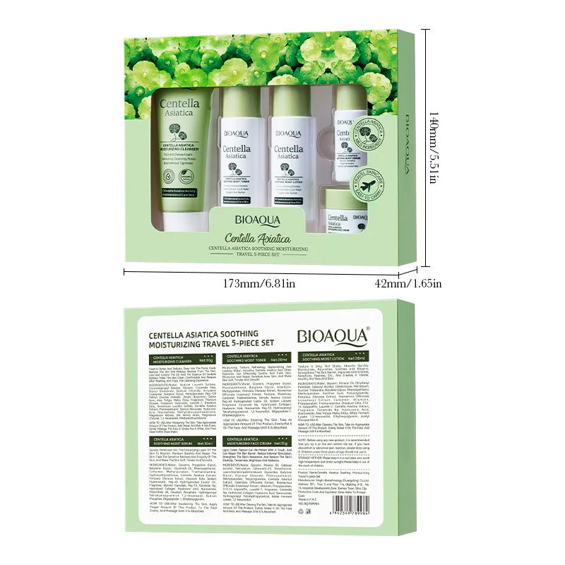 BIOAQUA Centella Asiatica 5-Piece Skin Care Set - Zenflow Active