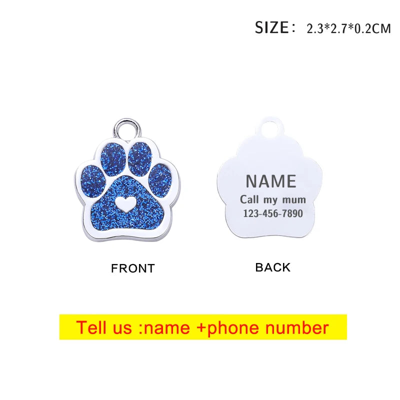 Personalised Pet ID Tag | Custom Laser-Engraved Dog & Cat Tag - Zenflow Active