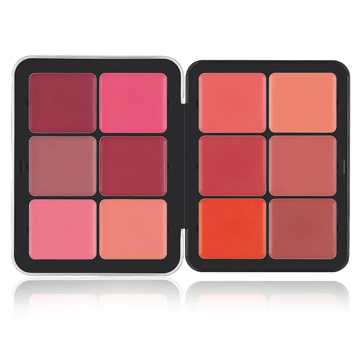 Iron Box Cream Blush & Concealer Palette – 12-Colour Matte & Pearlescent 2-in-1 - Zenflow Active