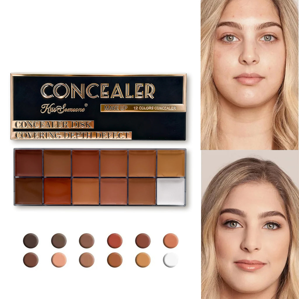 12 Colour Concealer Dark Skin - Zenflow Active