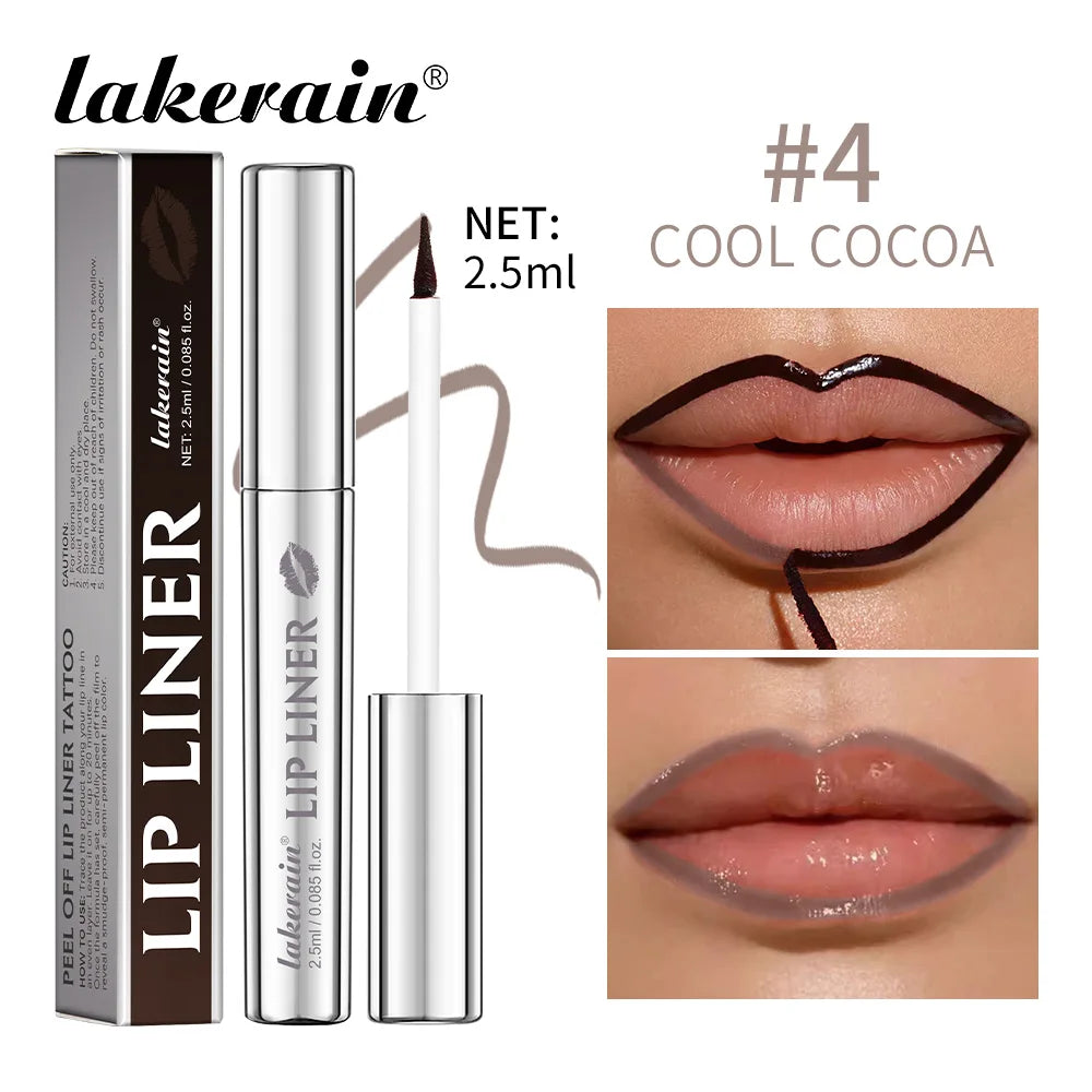 Peel-Off Lip Liner — Waterproof, Long-Lasting Matte Colour - Zenflow Active