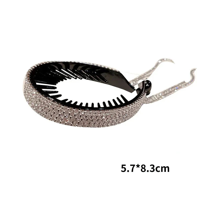 Elegant Luxury Rhinestone Hair Claws - Zenflow Active