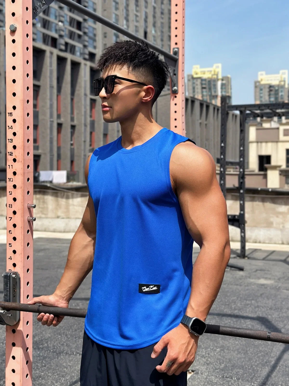 Men's Gym Tank top, Sleeveless Shirt, Breathable Sports Vest - Zenflow Active