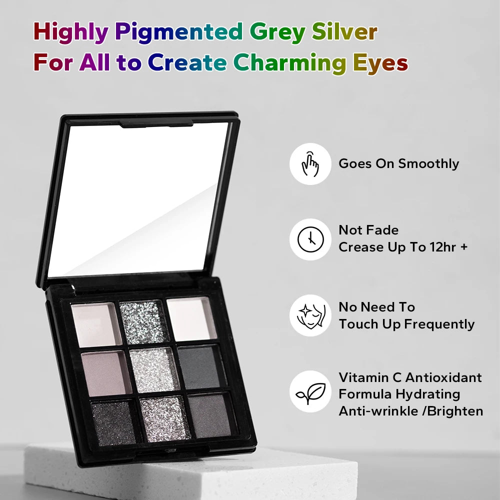 9 Color Portable Eyeshadow Palette - Zenflow Active