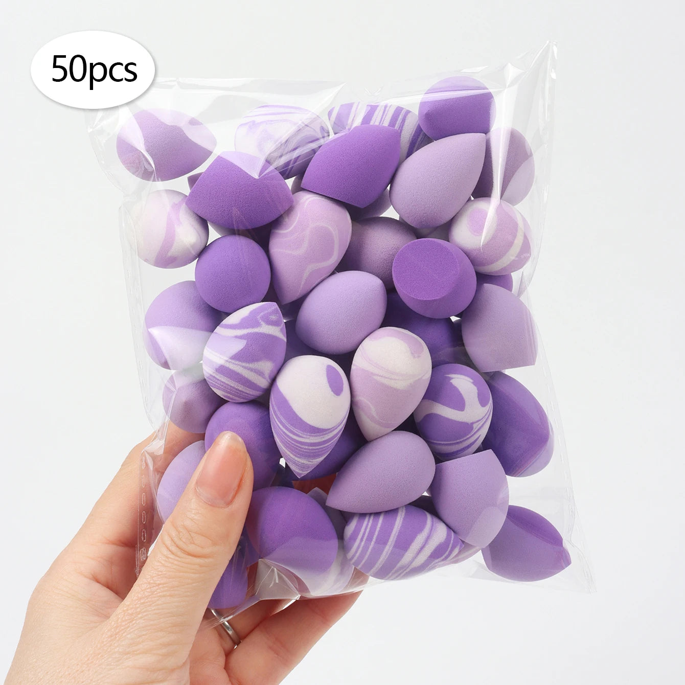 10/20/30/50/100Pcs Mini Makeup Sponges, Expand When Exposed to Water, Can Be Used Both Wet and Dry, Suitable for All Skin Types