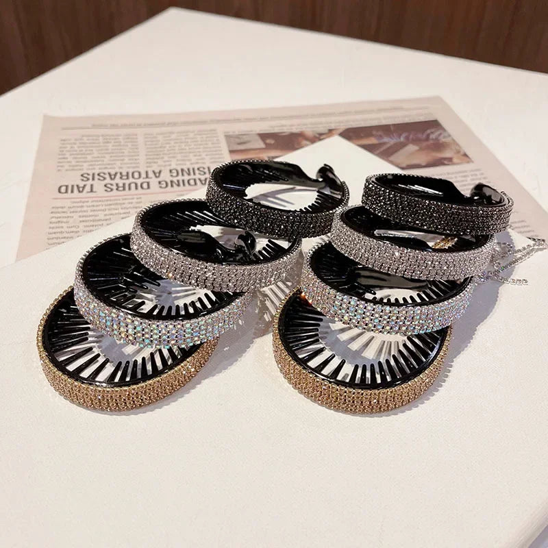 Elegant Luxury Rhinestone Hair Claws - Zenflow Active