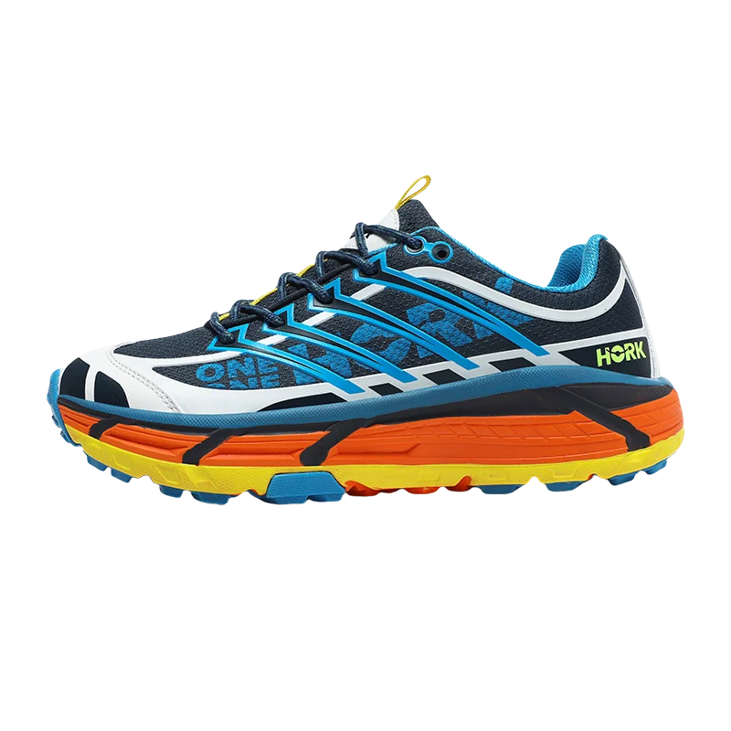 Men's Thick-Sole Sports Casual Shoes | Breathable Lace-Up Trainers - Zenflow Active
