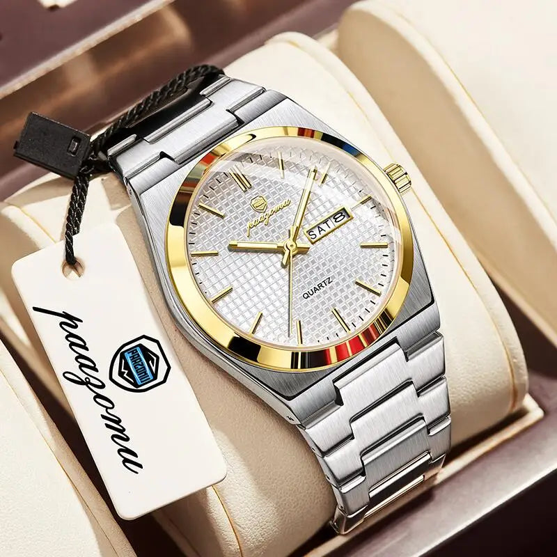PAAZOMU M821 Chronograph Men's Watch — Automatic, Luminous, Waterproof, 9 Colourways - Zenflow Active