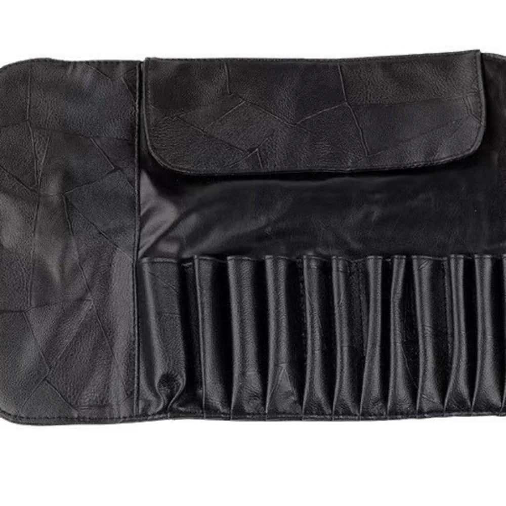Premium PU Makeup Brush Travel Case — Holds Up to 12 Brushes - Zenflow Active