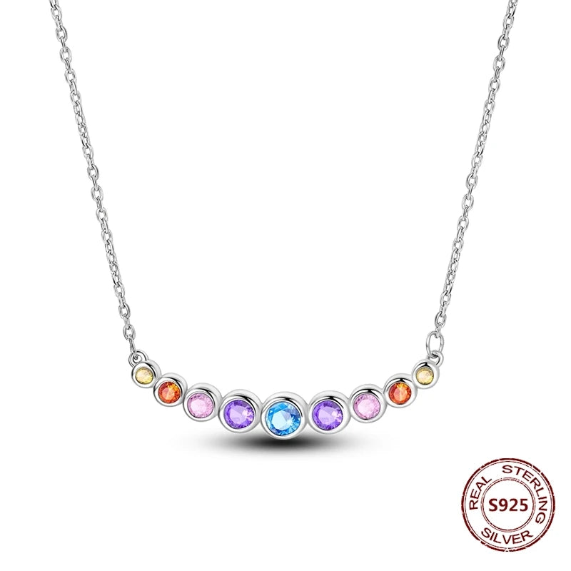 Butterfly Necklace 925 Sterling Silver Original Dragonfly Luminous Firefly Zircon Pendant Chain Link For Women Fine Jewelry Gift - Zenflow Active