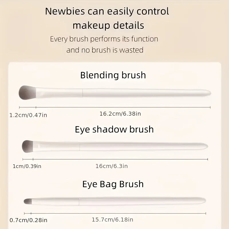 5-Piece Eye Makeup Brush Set - Zenflow Active